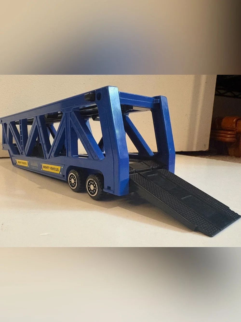 Vintage Rare 1985 Tonka Super Gobots Trailer only w two levels with hitch toys